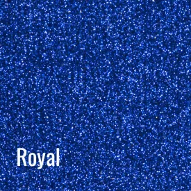 20" Royal Blue Siser Glitter Heat Transfer Vinyl (HTV)