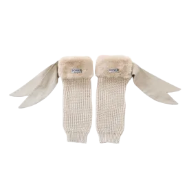 Fida Legwarmers | Light Teddy