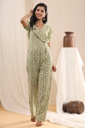 Indo-Western Jumpsuits in Modal Chanderi Fabric