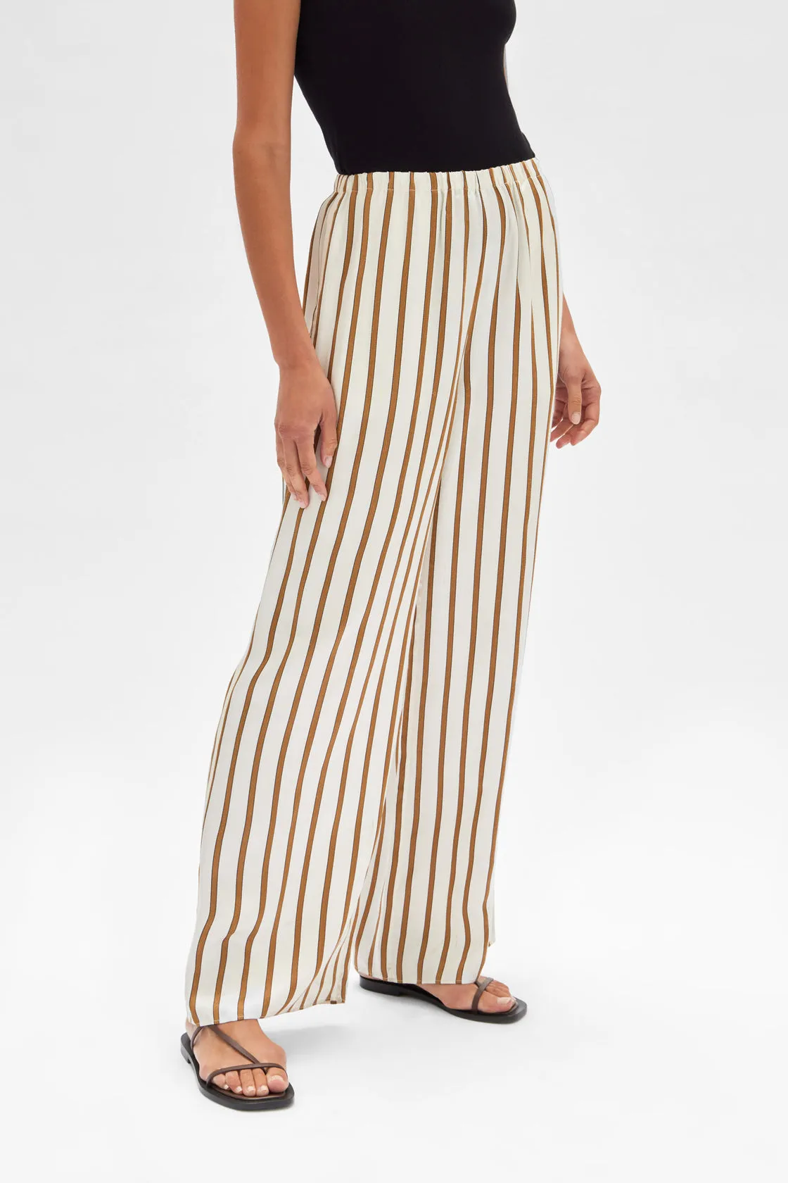 Italian Jacquard Stripe Pant