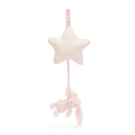 Jellycat Bashful Pink Bunny Musical Pull