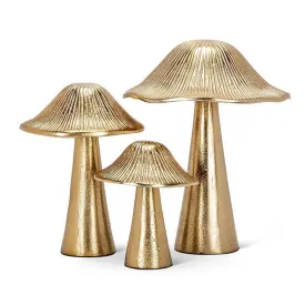 Medium Gold Ribbed Mushroom