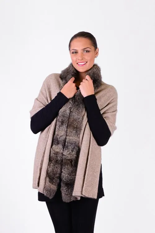 Possum Merino Fur Shrug Wrap