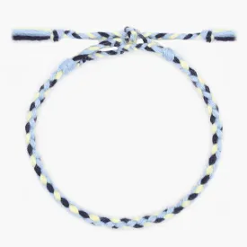 Pranayama Cotton Bracelet (Yellow/Blue)