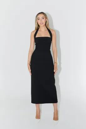 The Ultimate Muse Halter Neck Midi Dress